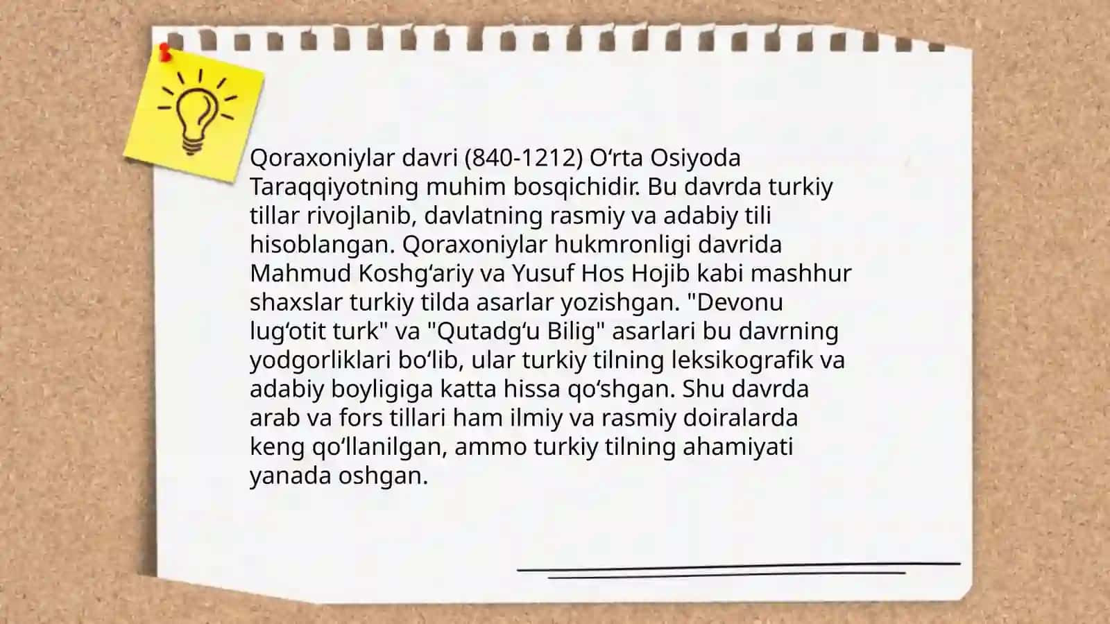 Devonu Lugʻotit turk asarining tilshunoslikdagi oʻrni 4