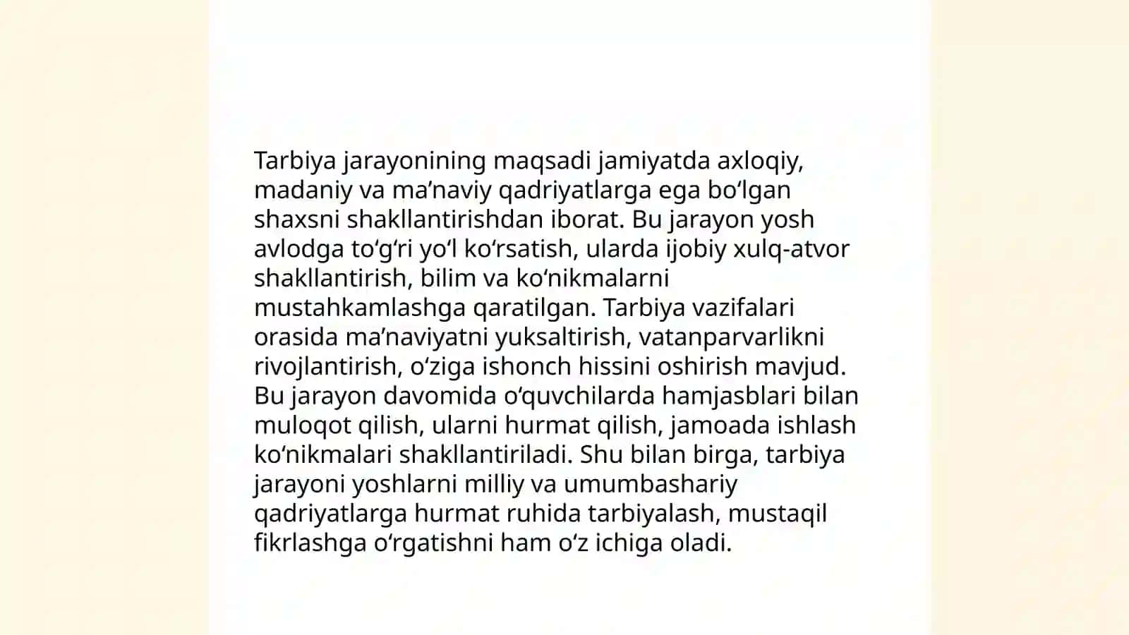 Umumta'lim maktablarida tarbiya fanini o'qitish metodikasi 4