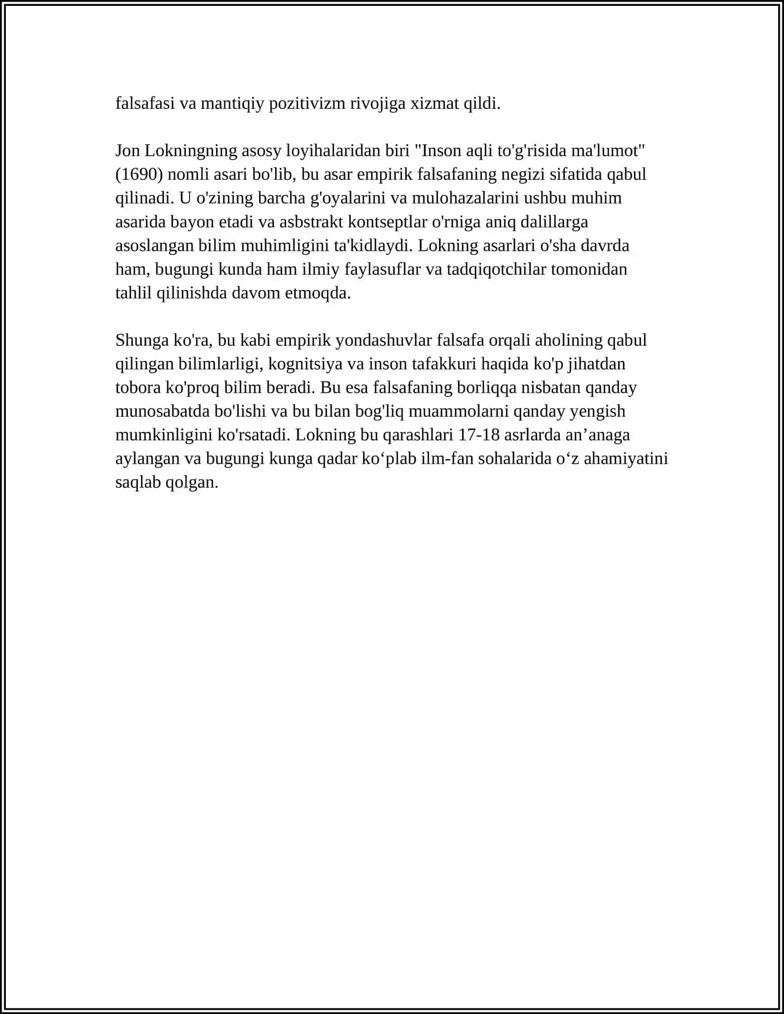 JON LOKKNING QARASHLARIDA BORLIQ MASALASI 4