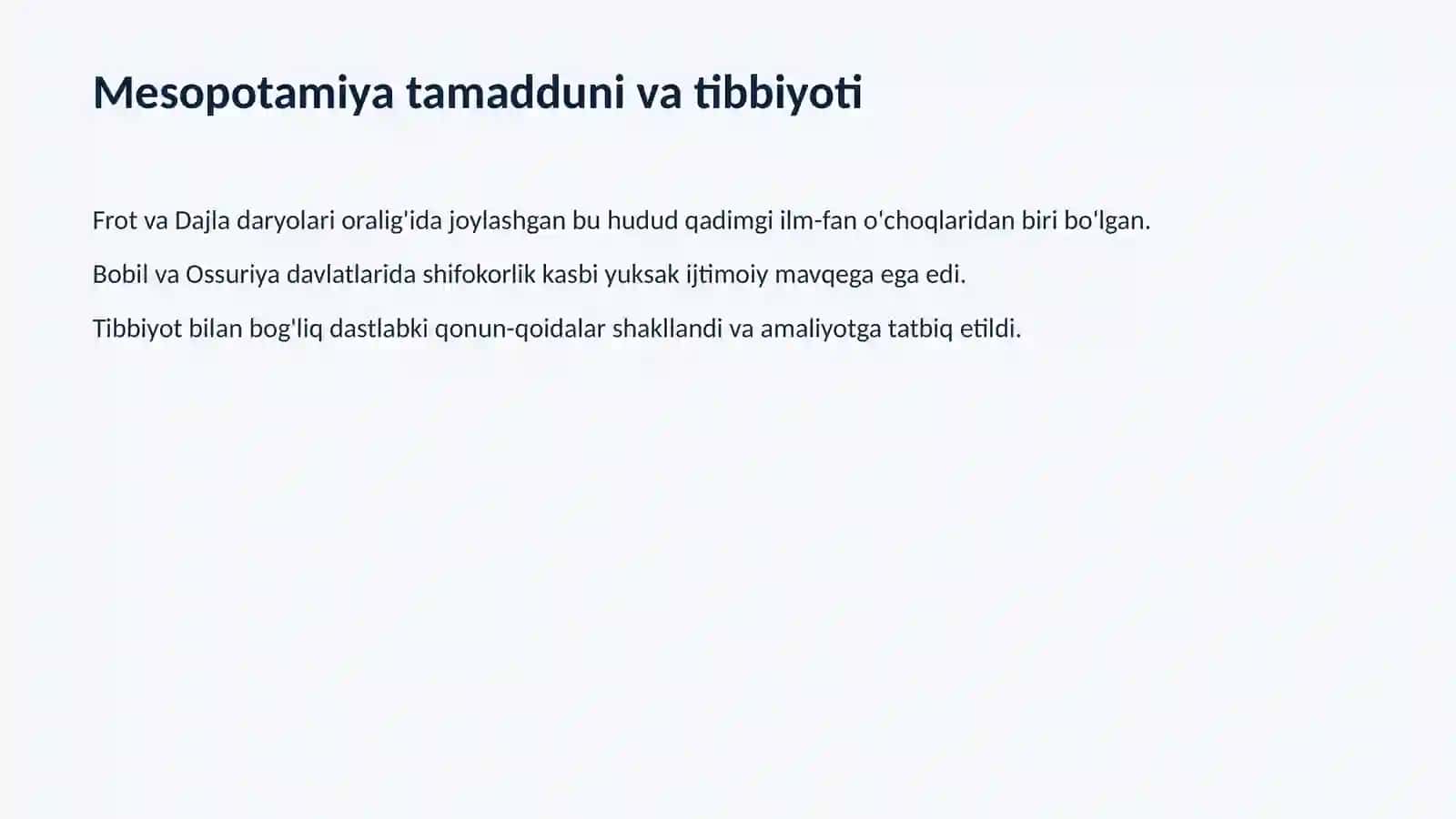 Xalq tabobati falsafasi6-Mavzu taqdimoti 4