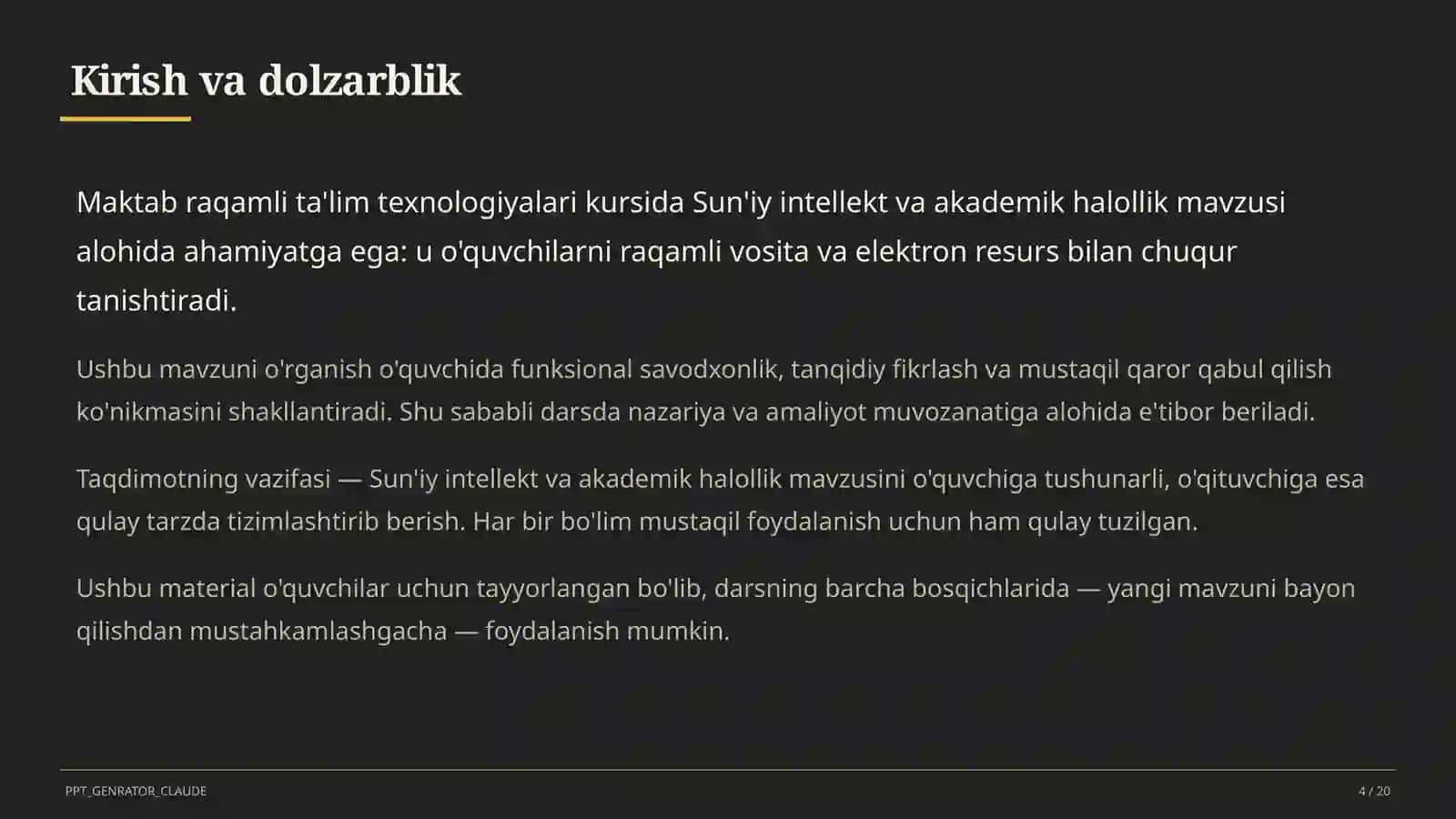 Sun'iy intellekt va akademik halollik 4