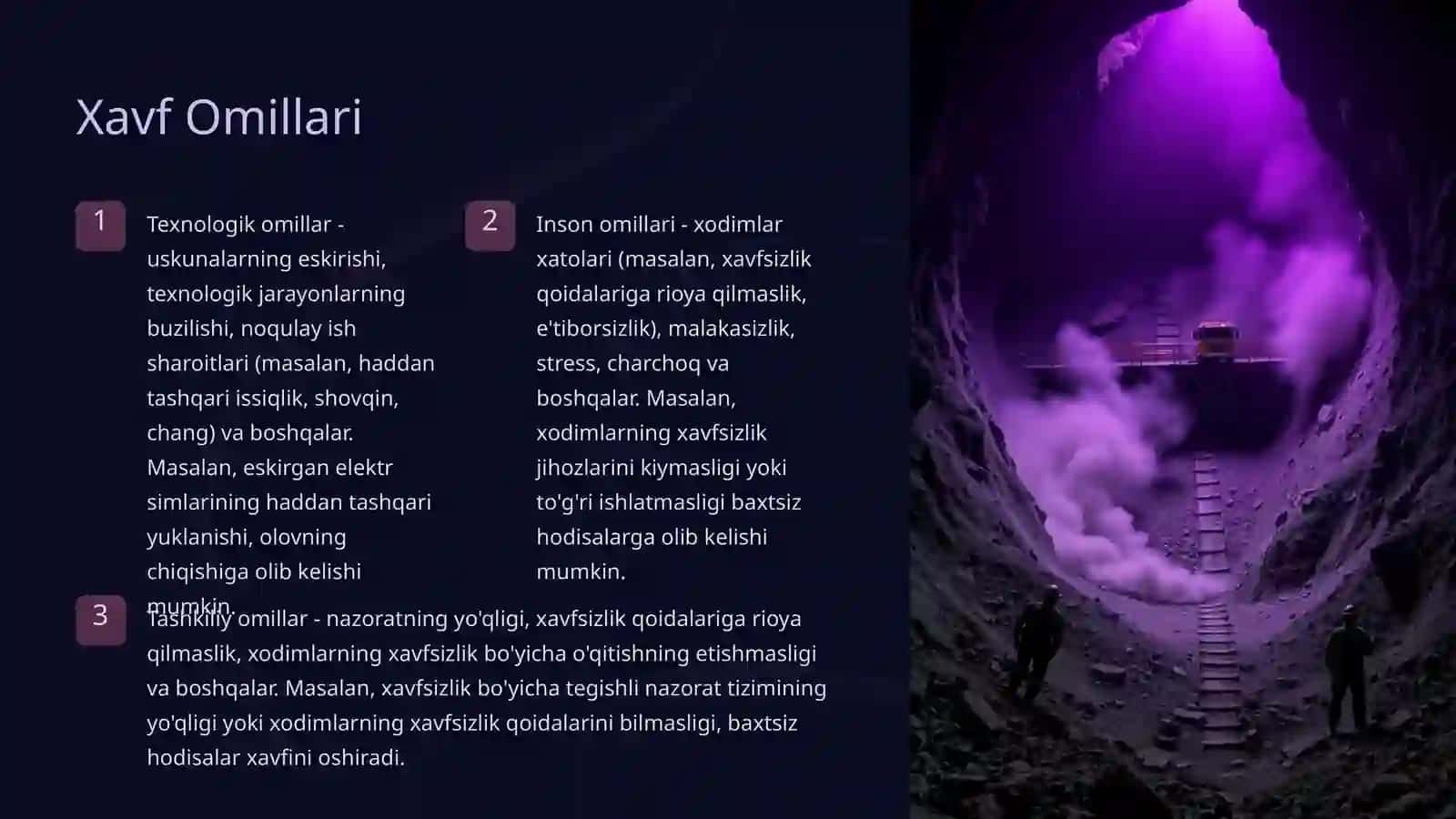 Xavf Tushunchasi va Sanoat Inshootlarida Xavf Rivojlanishi 4