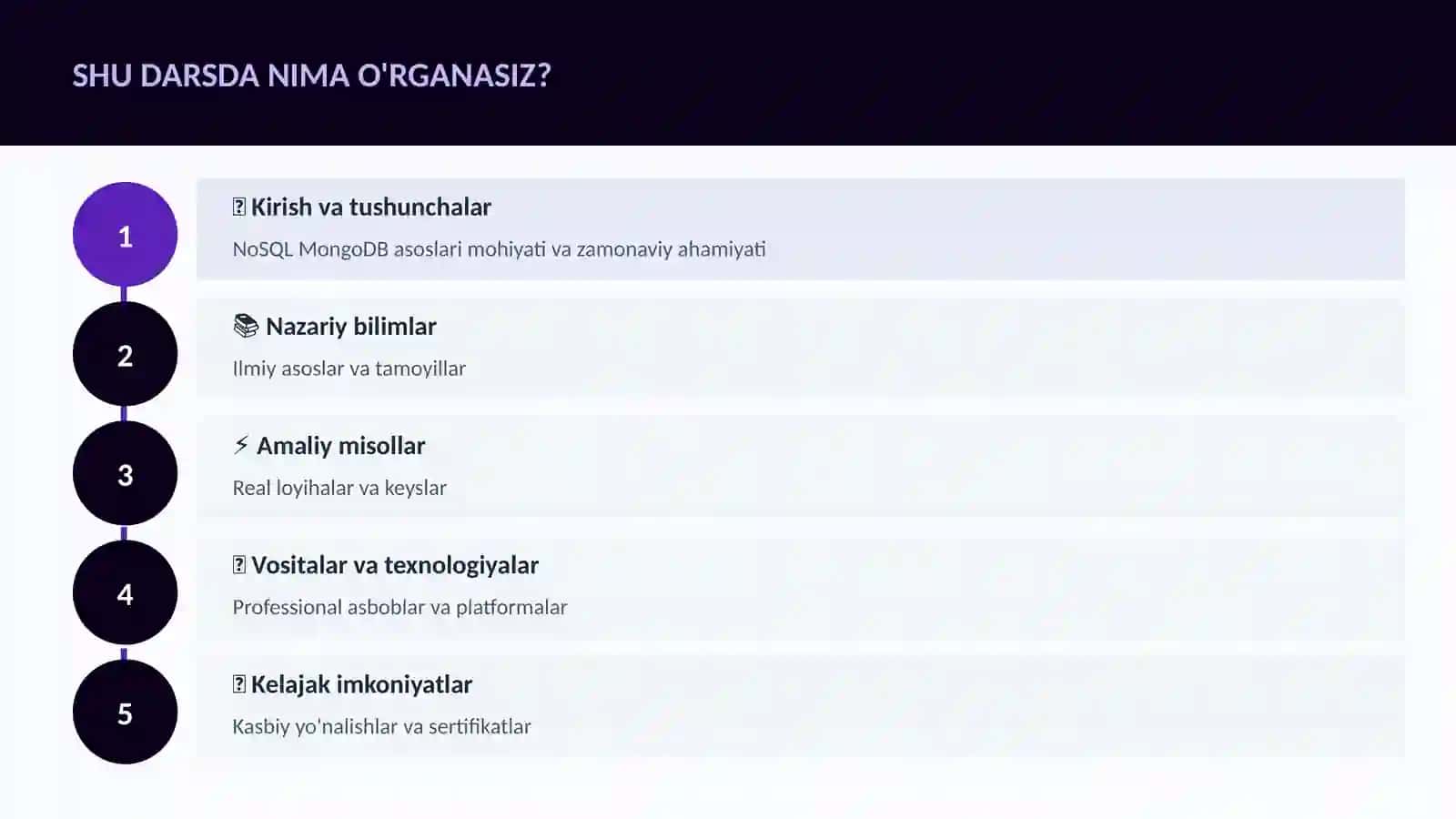 NoSQL MongoDB asoslari 4