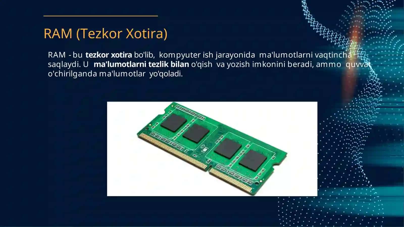 Kompyuter Xotira Turlari: Tushuncha va Qo'llanilishi 4