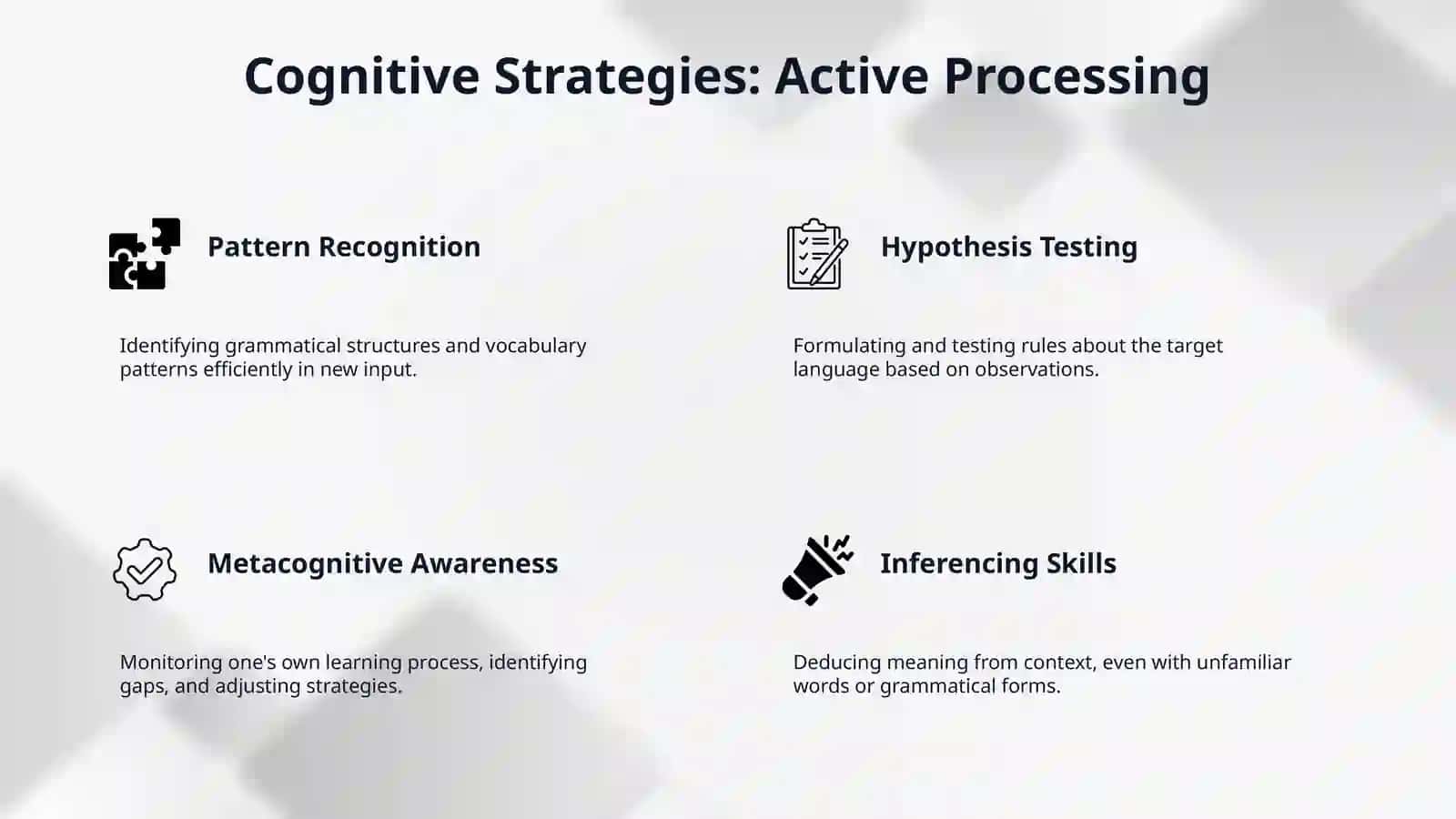 The characteristics of good langugae learners 4