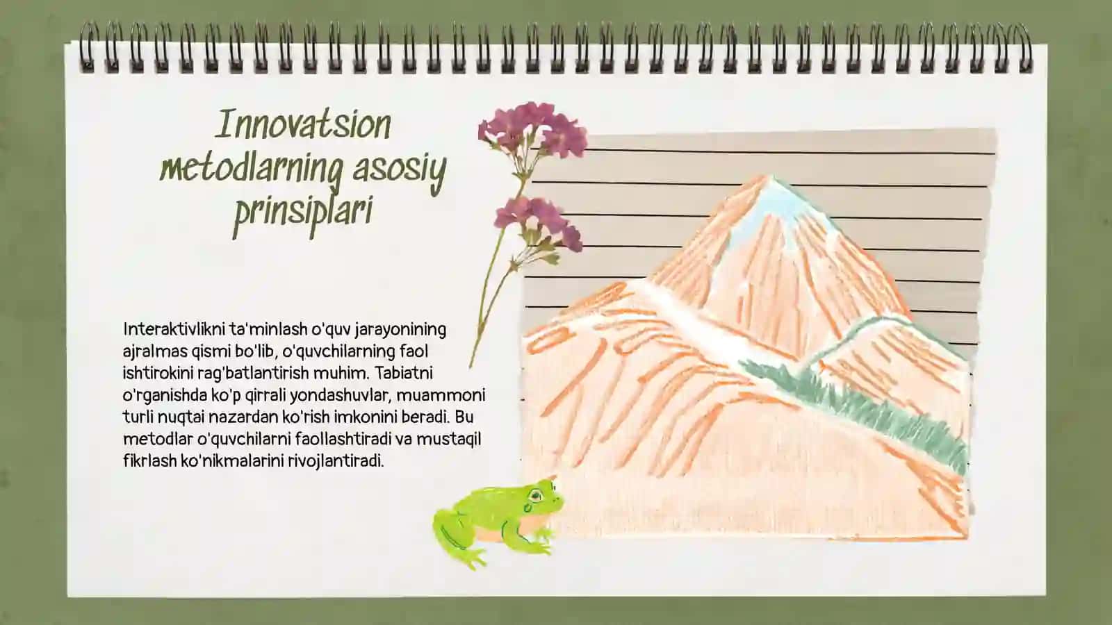 Tabiat bilan tanishtirishda innovatsion metodlardan foydalanishni rivojlantirish 4