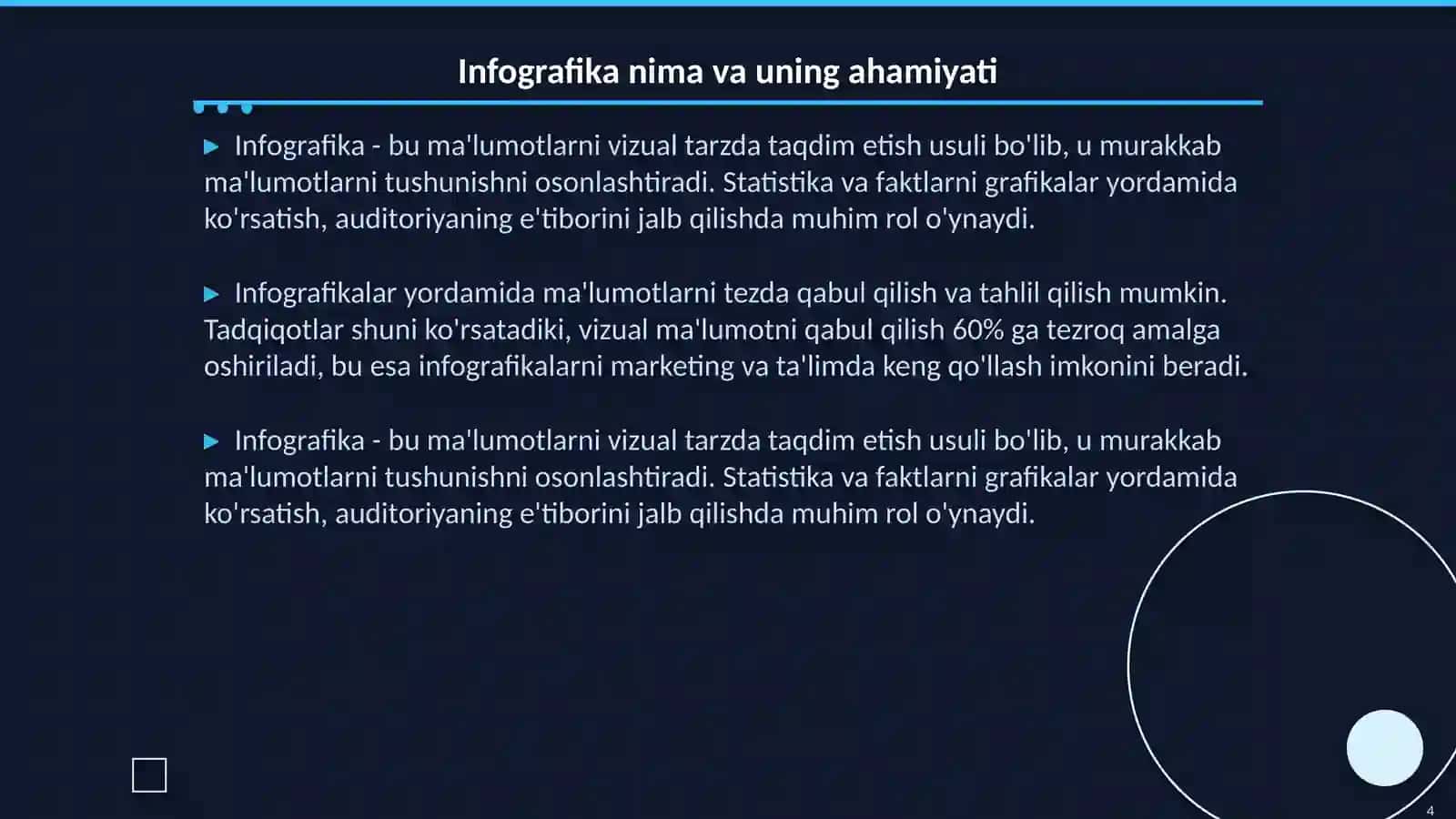 Easely.ly servisi haqida umumiy ma'lumot 4