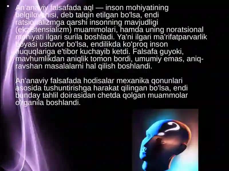 Dunyo va hozirgidavrfalsafasi 4