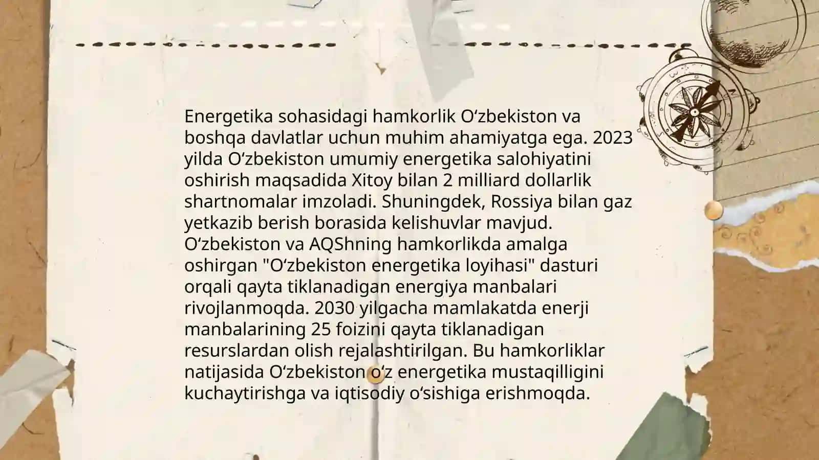 O‘zbekistonning va Markaziy Osiyo mamlakatlarining gio iqtisodiy hamkorligi natija va muammolari 4