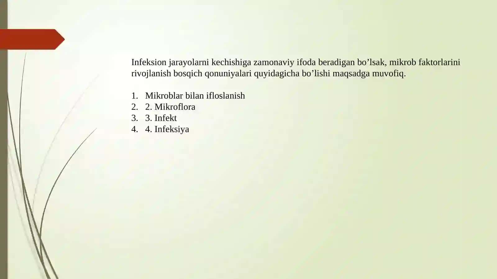 XIRURGIK INFEKSIYA. JAROXATLAR. JAROXATLARNING BITISHI 4