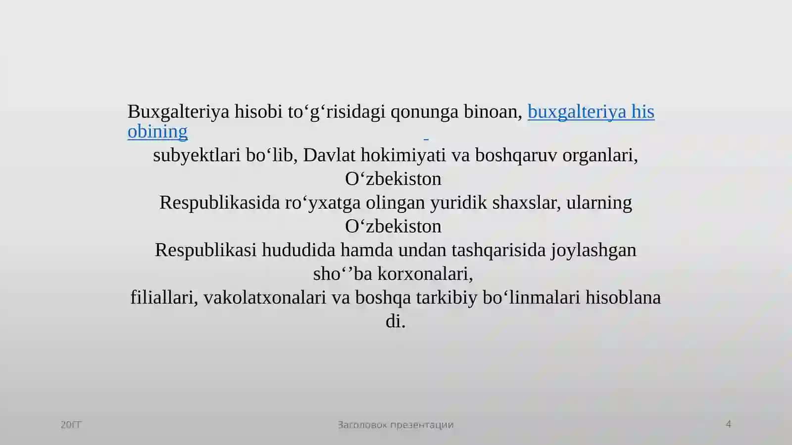 Buxgalteriyahisobiningob`ekti 4