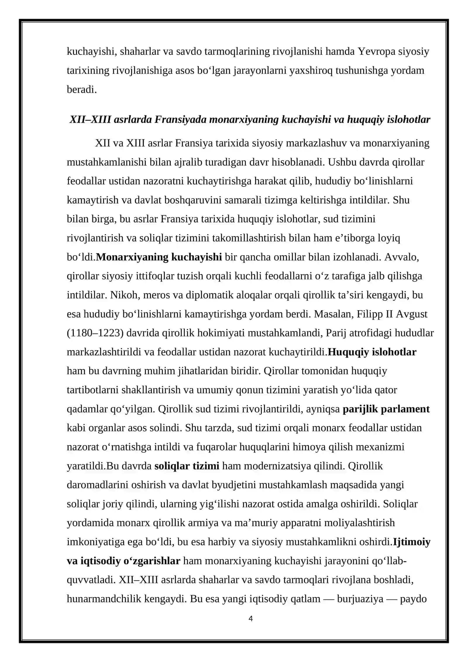 XI-XV asrlarda Fransiya 4