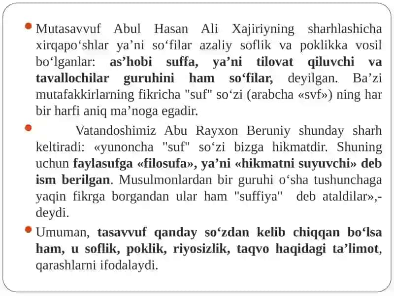 Tasavvuf 4