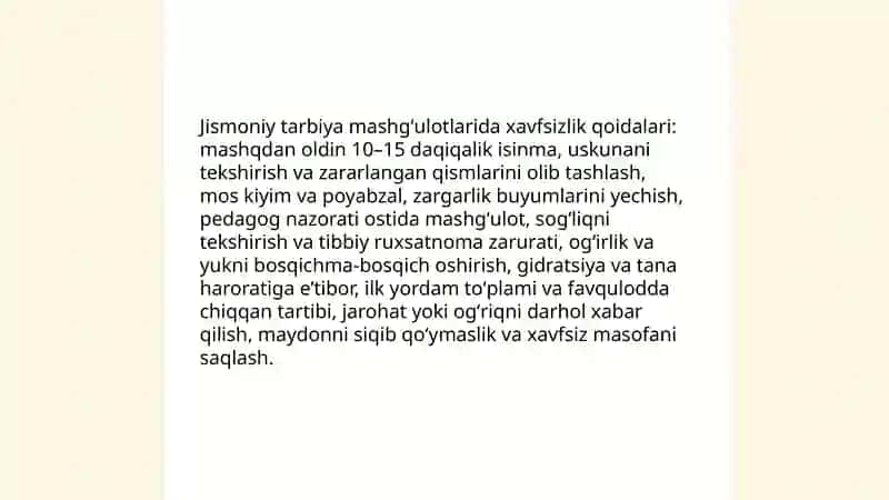 Oʻquvchilarning jismoniy tarbiyasi 4