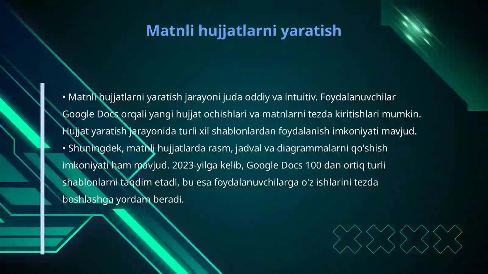 Google xujjatlar bilan ishlash xizmatlari 4