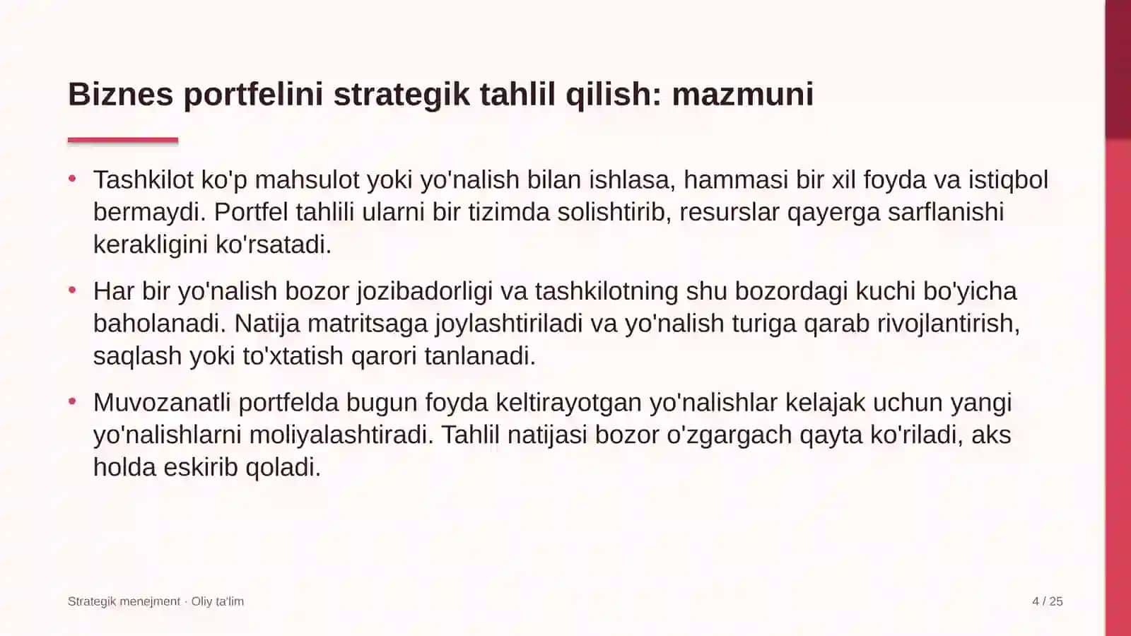 yuridik maslahatxonalarda biznes portfelini strategik tahlil qilish 5186 4