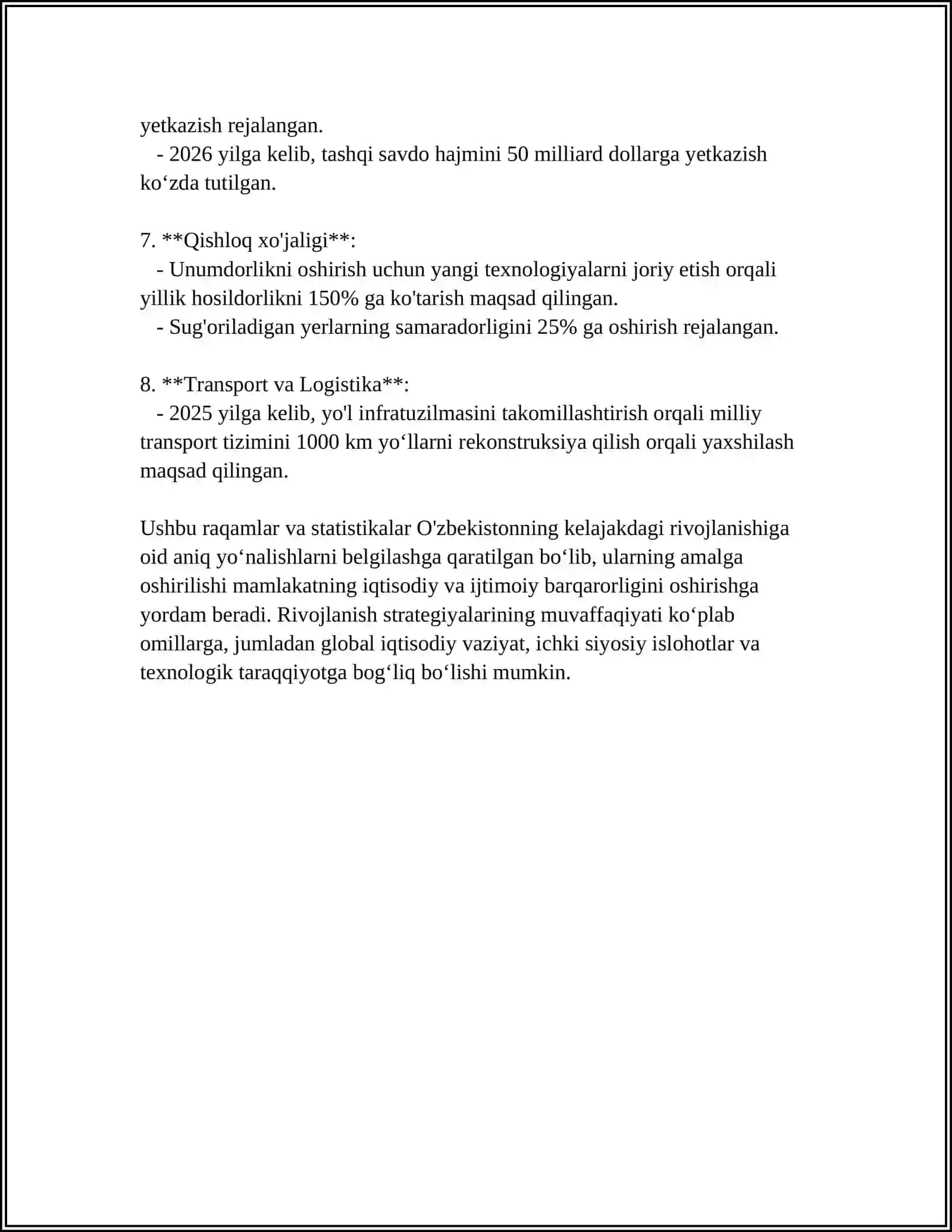 Yangi O'zbekiston va rivojlanish strategiyasi 4