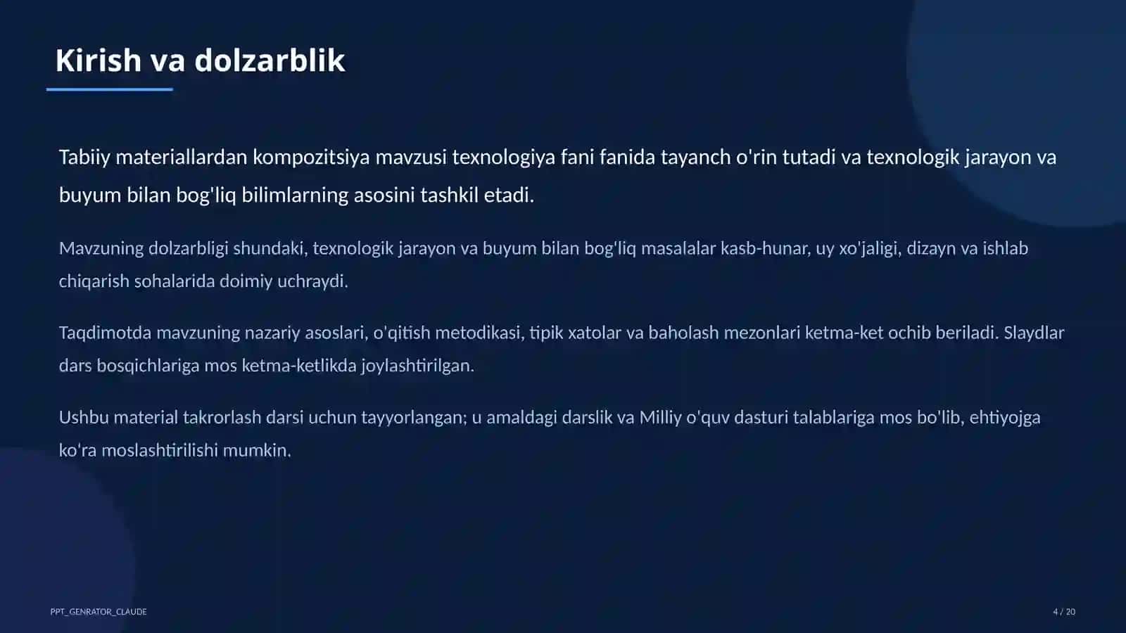 Tabiiy materiallardan kompozitsiya (1-sinf) 4