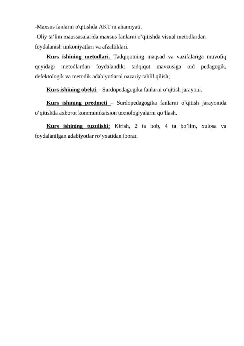 SURDOPEDAGOGIKA FANLARNI OʻQITISHDA AXBOROT KOMMUNIKATSION TEXNOLOGIYALARDAN FOYDALANISH 4