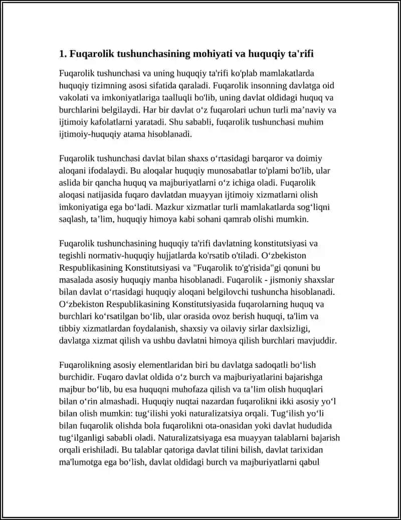 FUQAROLIK TUSHUNCHASI VA UNGA EGA BO'LISH ASOSLARI 4