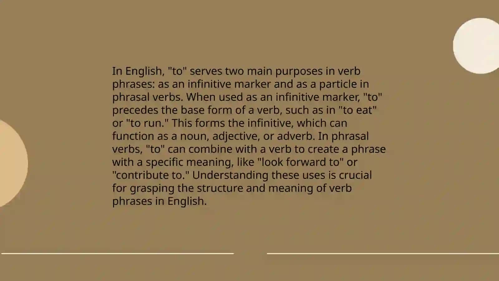 Infinitive Verb Chains 4