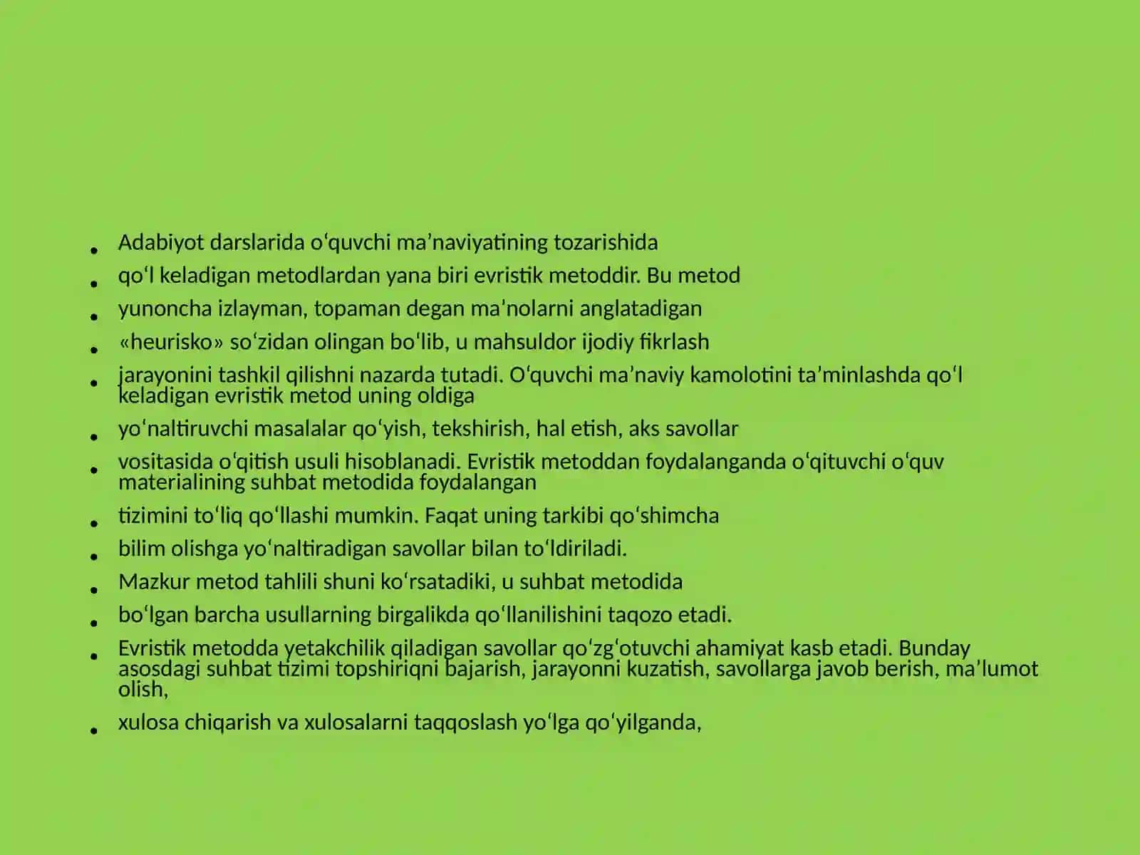 Q.Yo'ldoshevning ADABIYOT O'QITISHNING ILMIY NAZARIY ASOSLARI“ Kitobi bilan tanishish 4