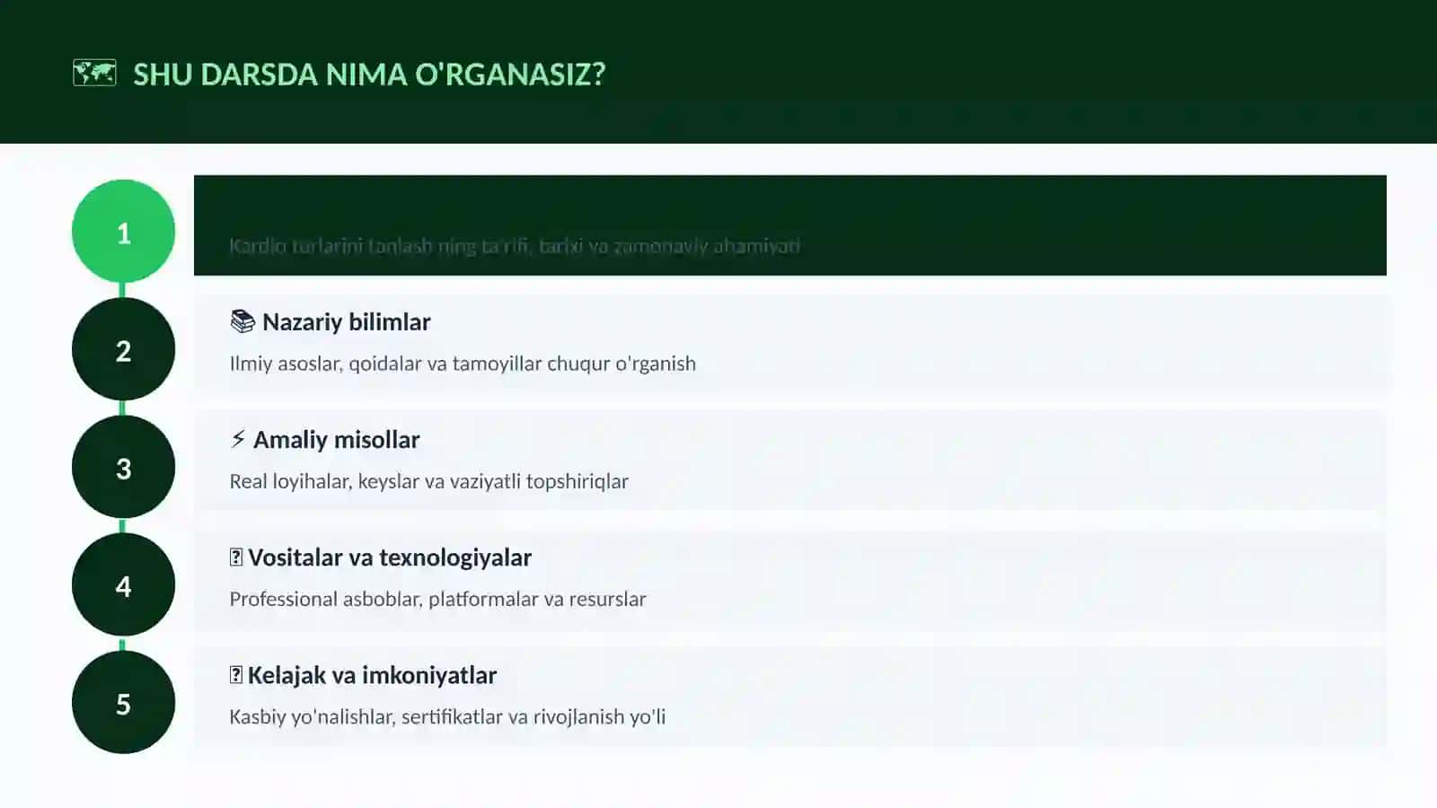 Kardio turlarini tanlash 4