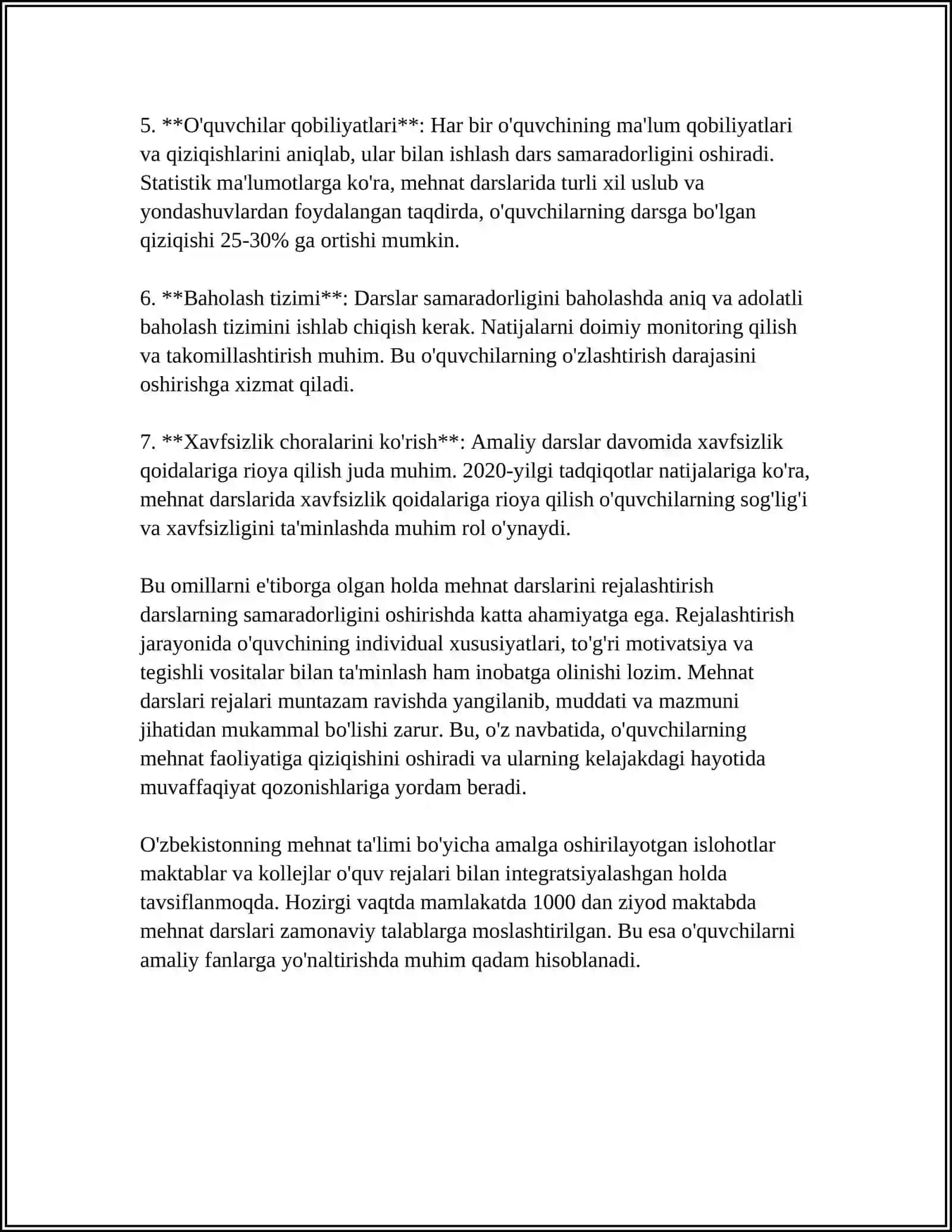 MEHNAT DARSLARINI TASHKIL QILISH SHAKLLARI 4