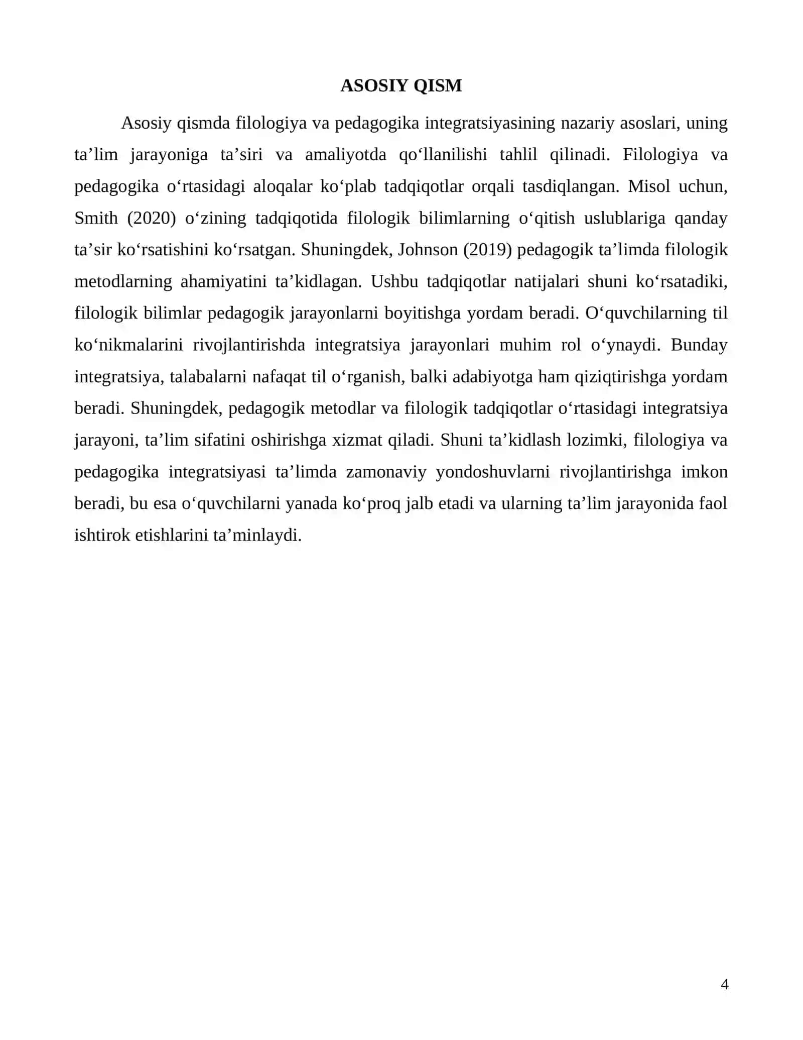 Filologiya va pedagogika integratsiyasining nazariy asoslari 4