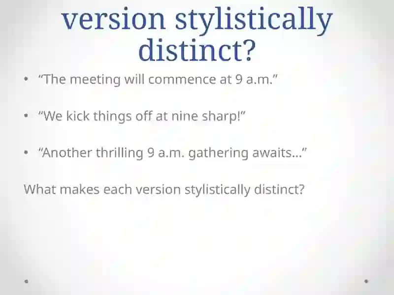 Introduction to Stylistics 4
