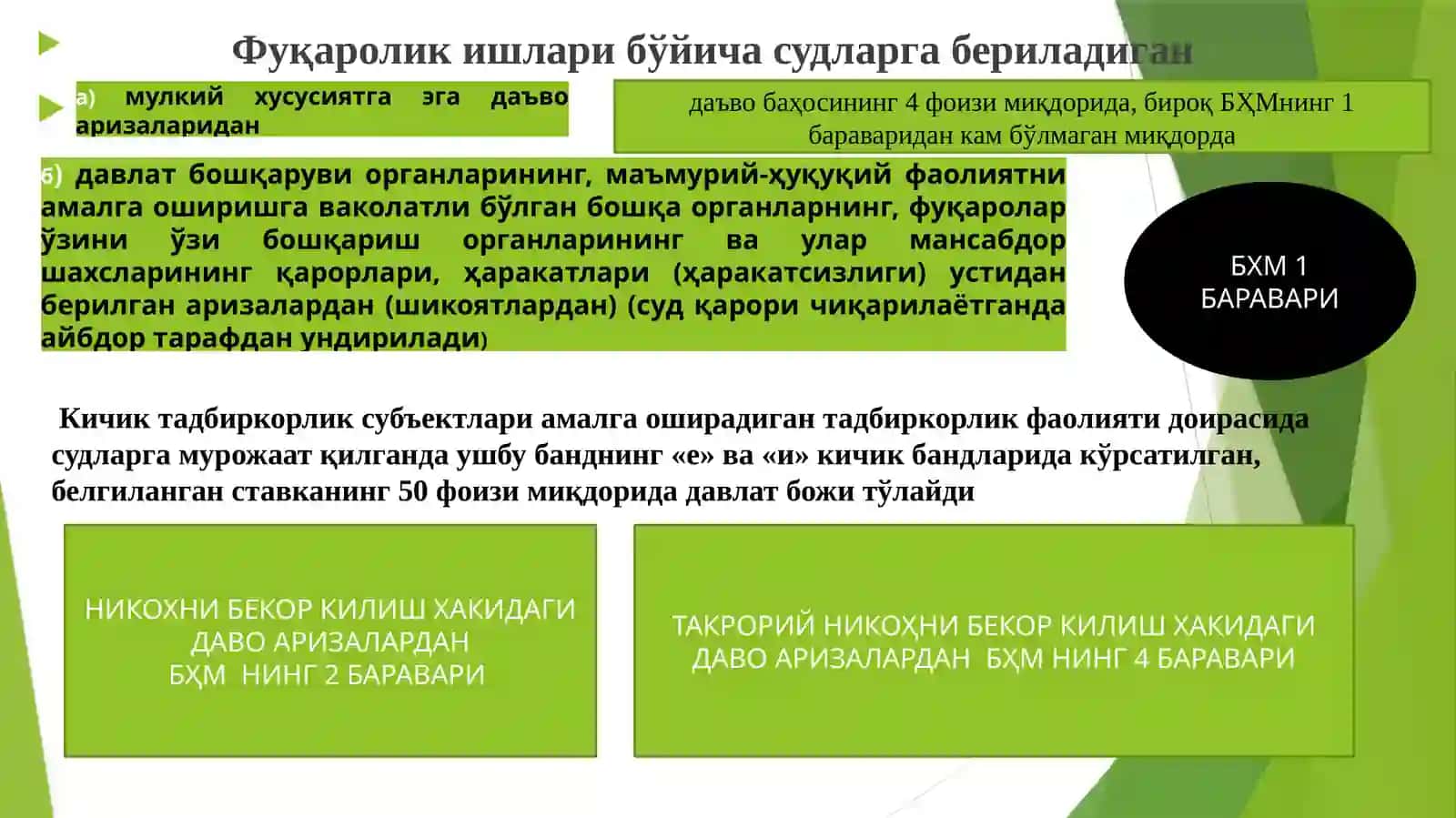 Суд харажатлари.Процессуал мажбурлов чоралари ва процессуал муддатлар 4