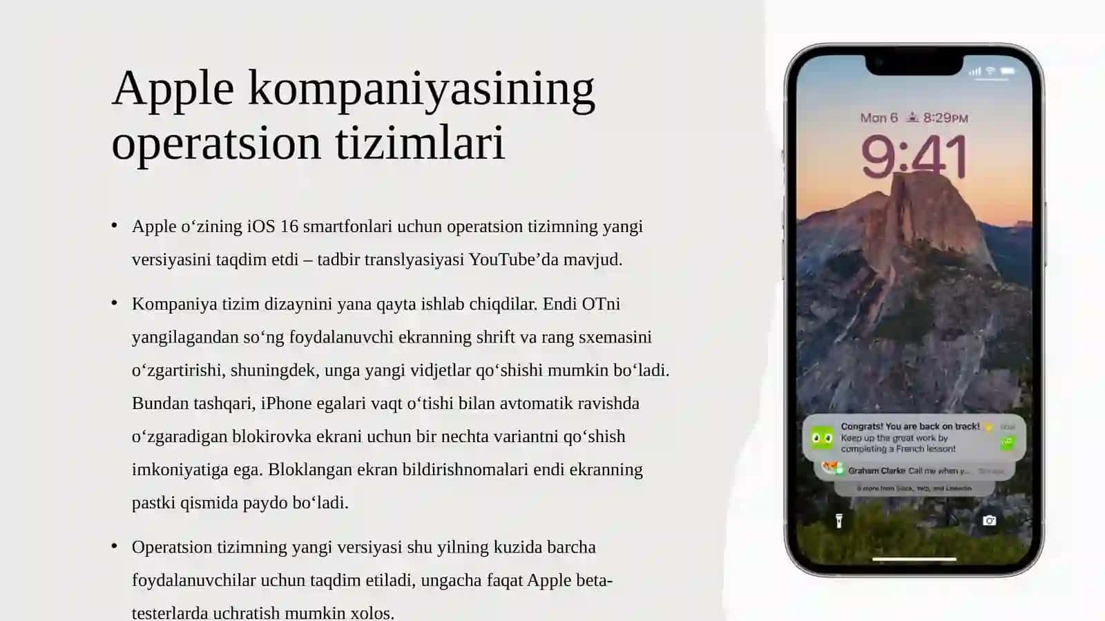 Applekompaniyasining operatsion tizimlari. MacOS 4