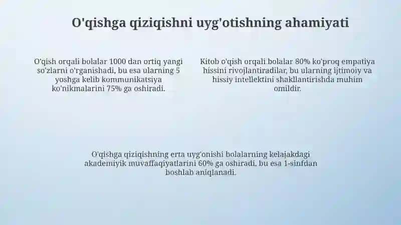 Bolalarnioʻqishgajalbetish 4