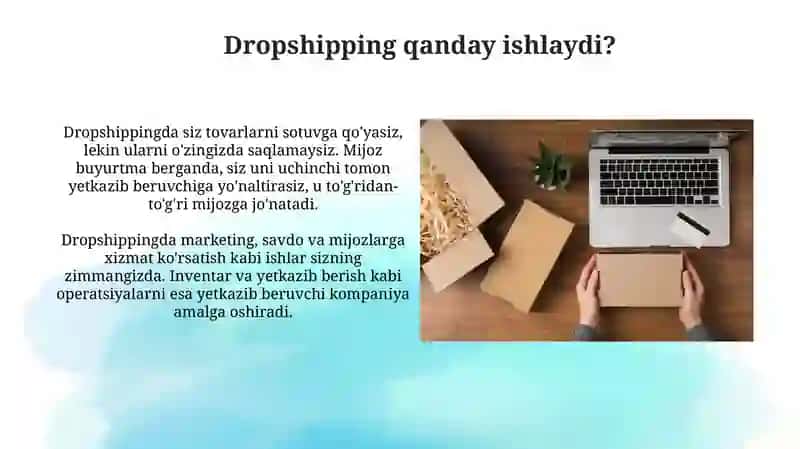 Dropshipping Nima? 4