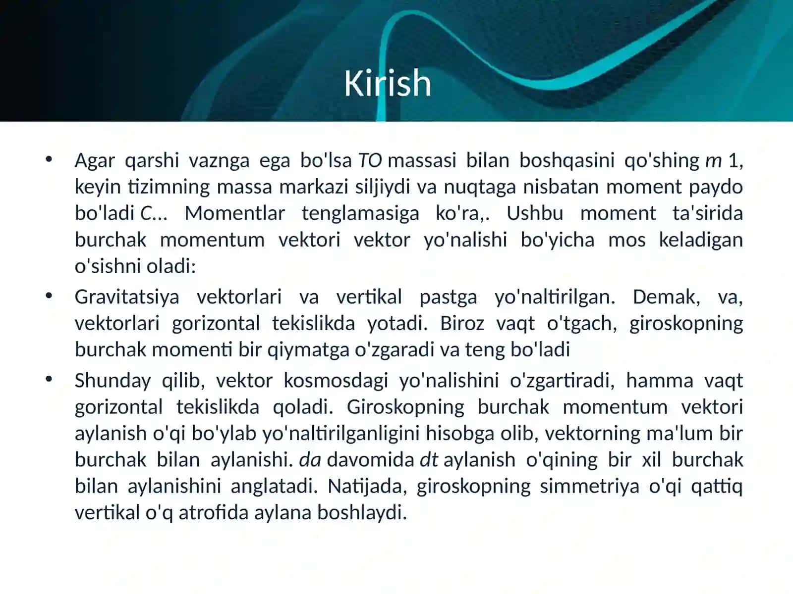 FIZIKA FANIDAN TAYYORLAGAN MUSTAQIL ISHI 4