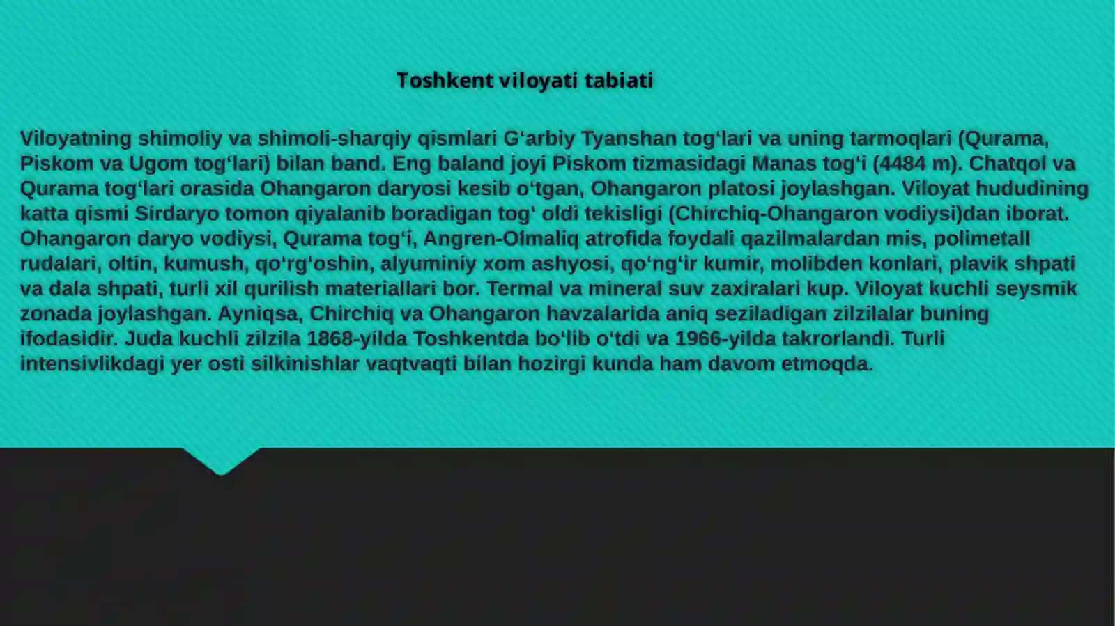 Toshkent Viloyati 4