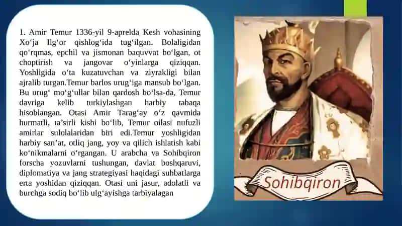 Amir Temur (1336 – 1405) 4