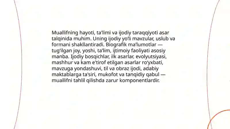 Adabiy asar haqida 4