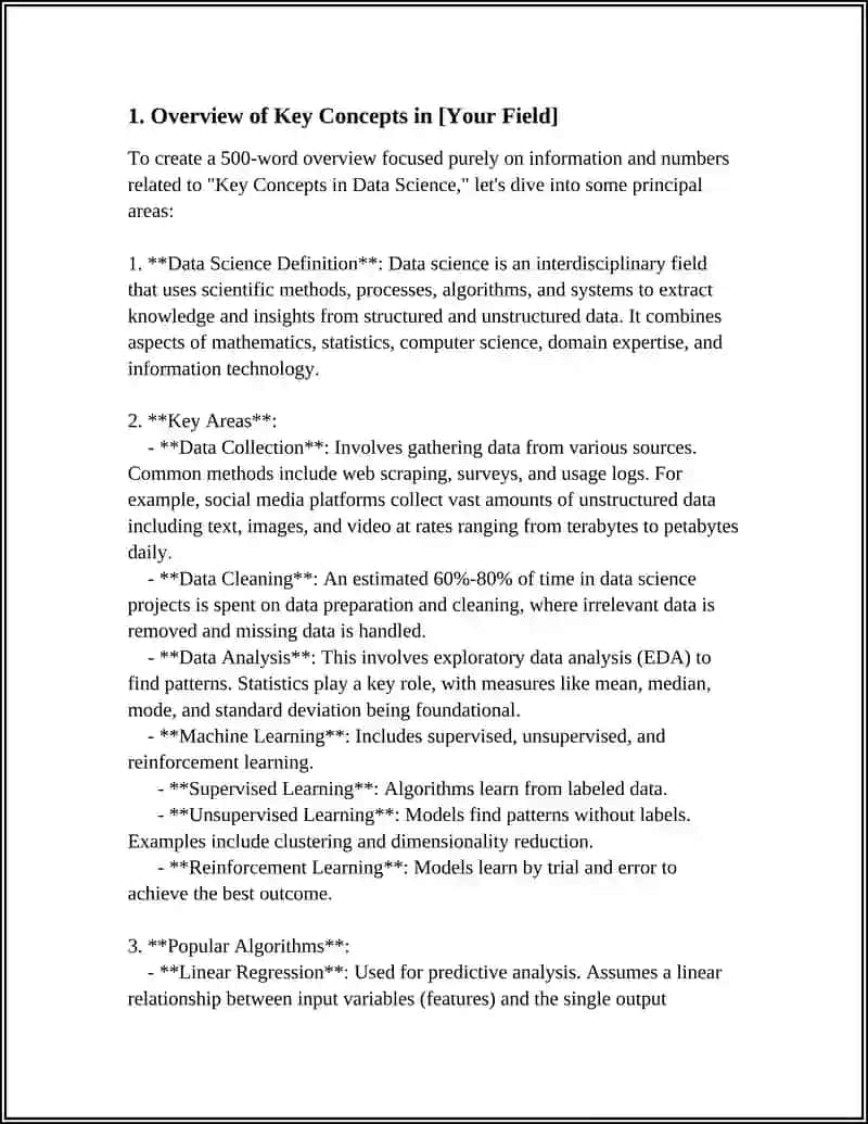 Overview of Key Concepts in Data Science 4
