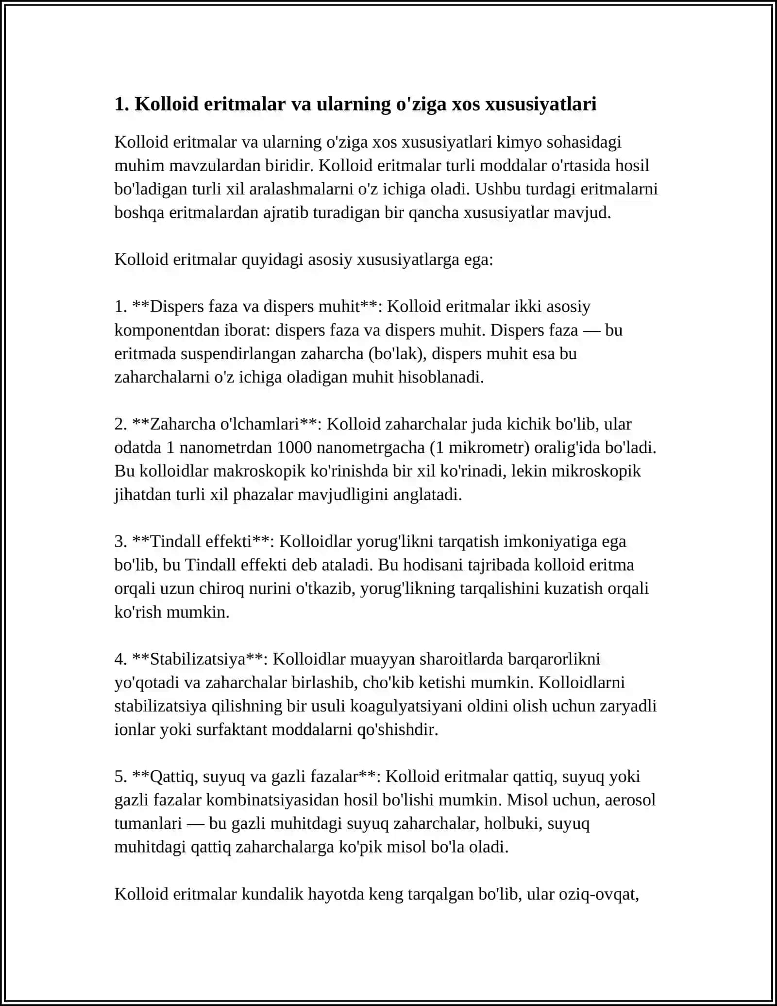 Kolloid eritmalarning texnologiyasi 4