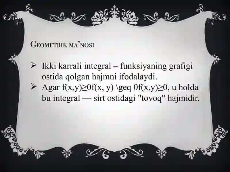 Ikki karrali integral 4