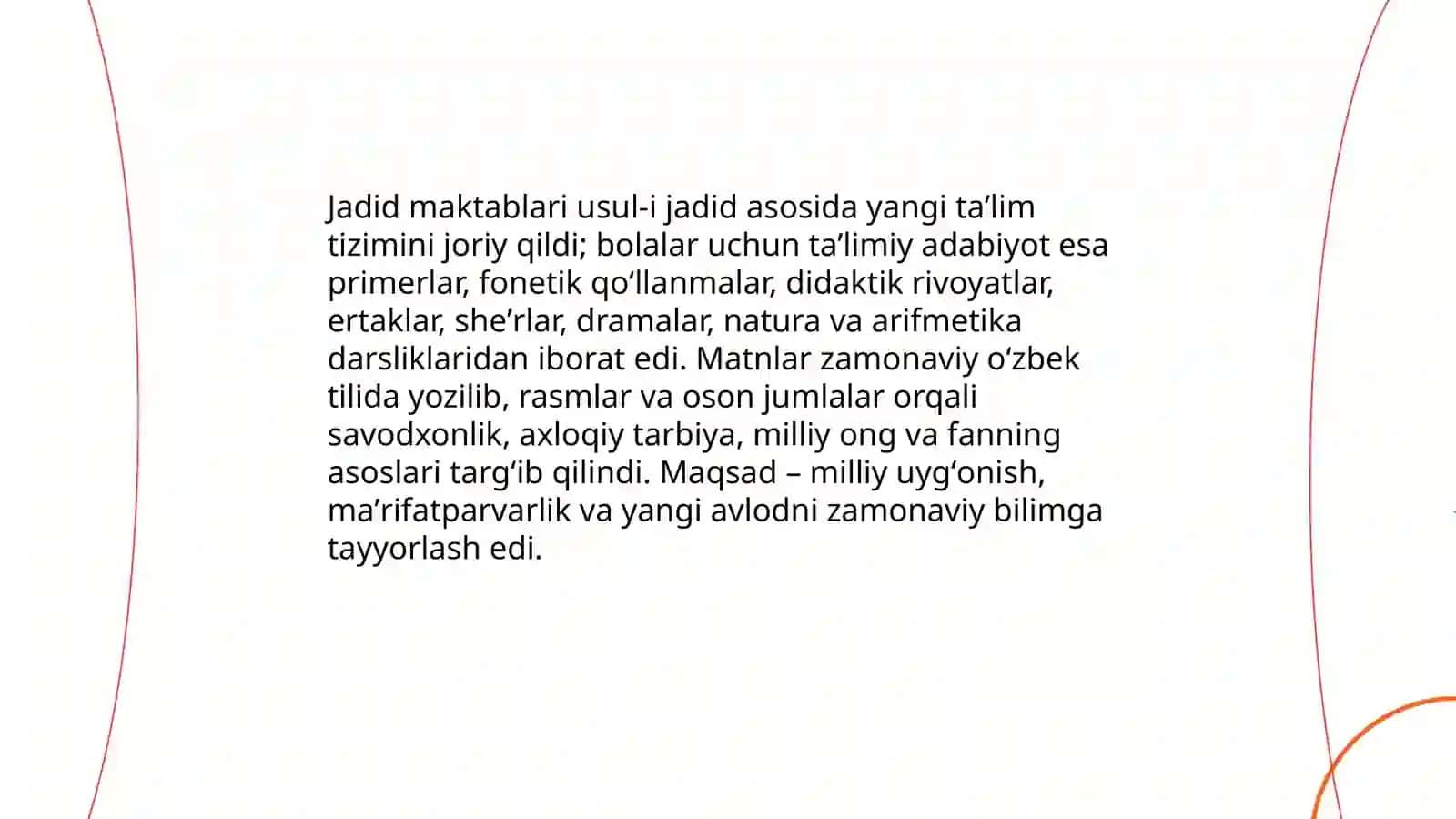 MILLIY UYGʻONISH DAVRI OʻZBEK BOLALAR ADABIYOTI 4