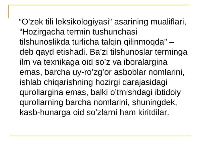 Atamalar va atamashunoslik 4