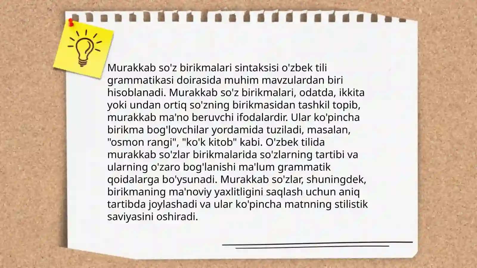 Sodda so'z birikmalari sintaksisi 4