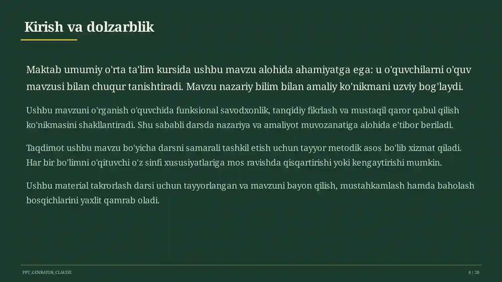 Dolzarb mavzular 4