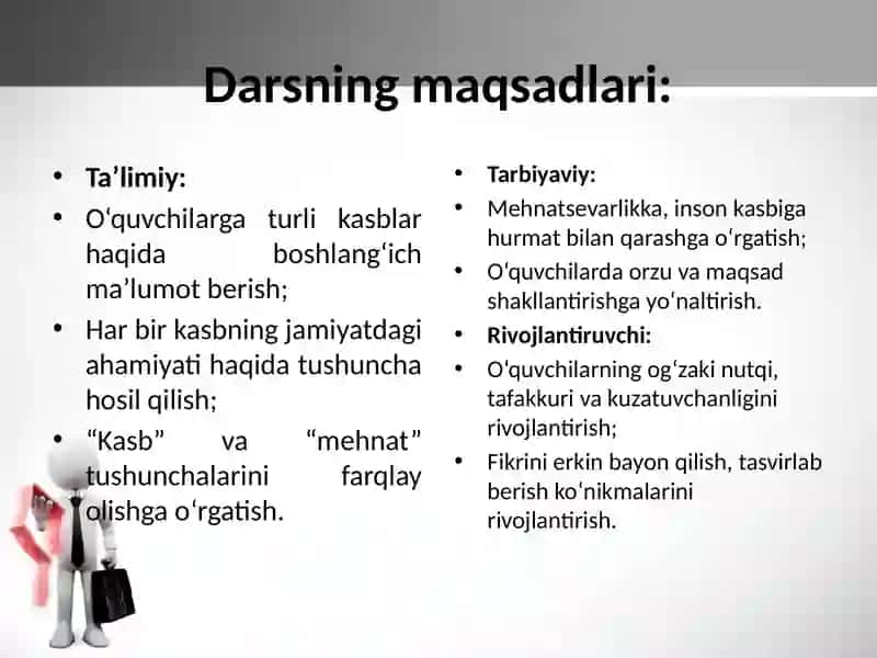 Kasblar haqida ma’lumot 4