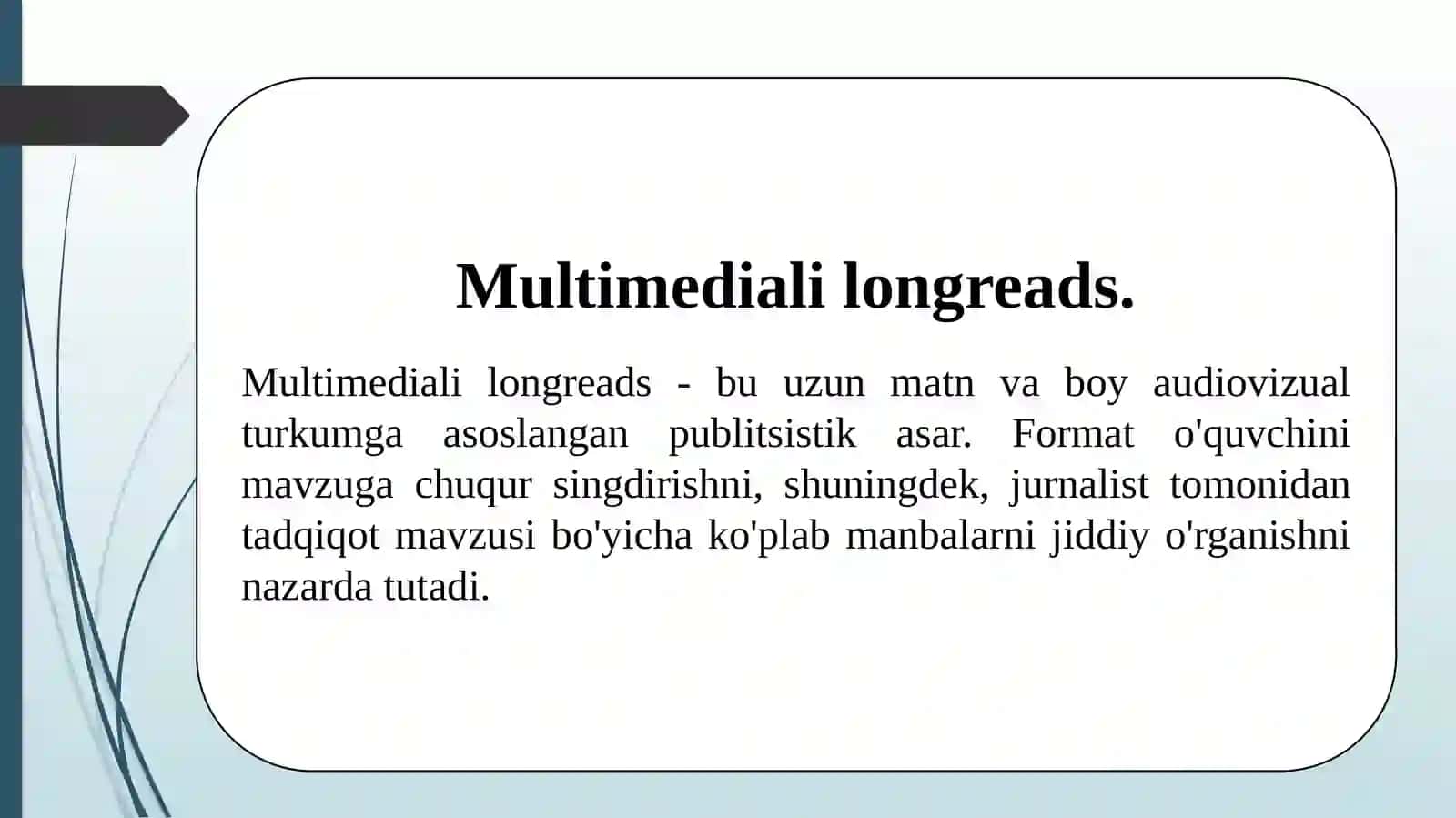 Multimediali Longreads 4