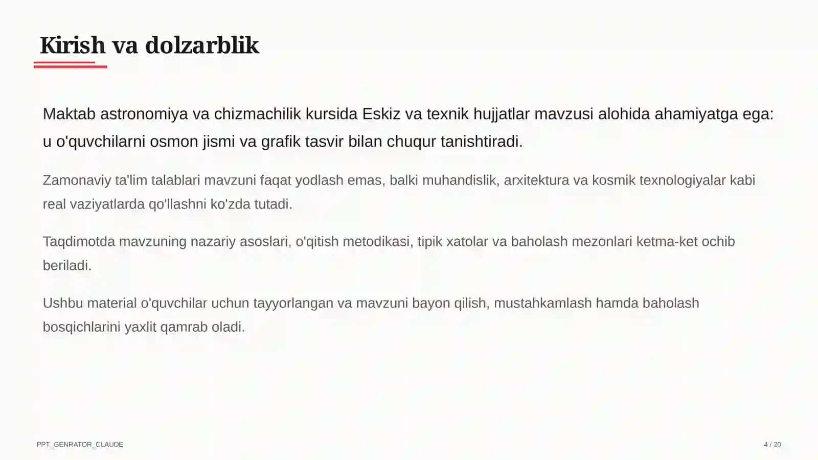 Eskiz va texnik hujjatlar (9-sinf) 4