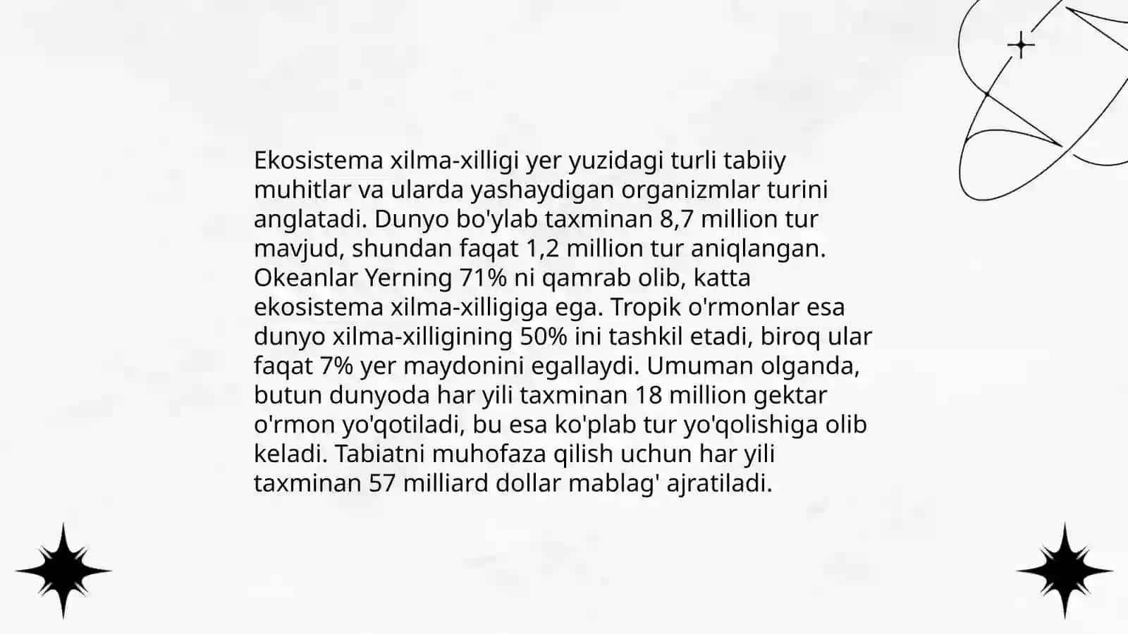 Biologik xilma xillik va uni baholash 4