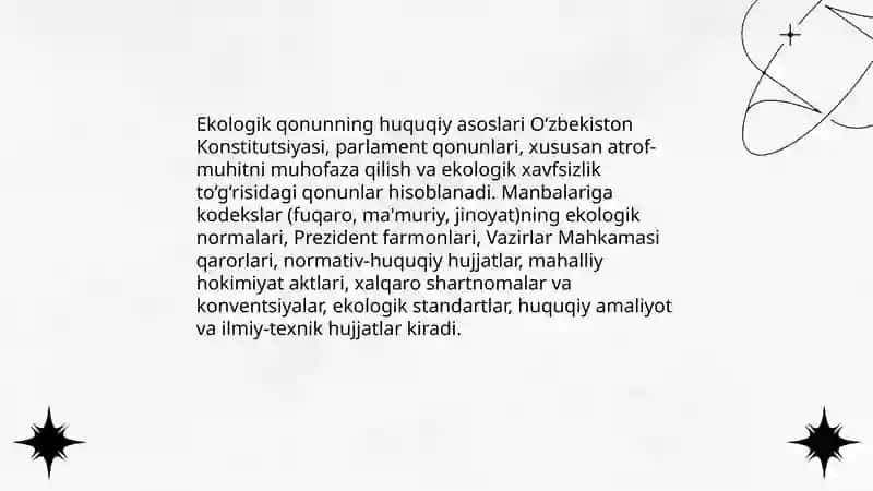 Ekalogik qonun 4